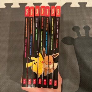 Pokémon set of 7 books